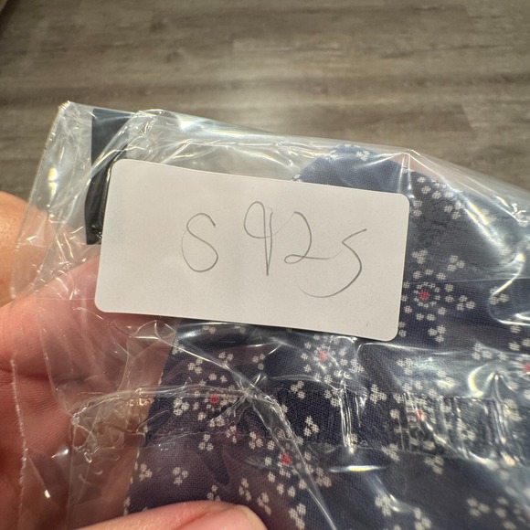 Salt Valley Shirt Mens‎ Large Blue Geometric Vintage Cotton Short Sleeve Button - Picture 11 of 11